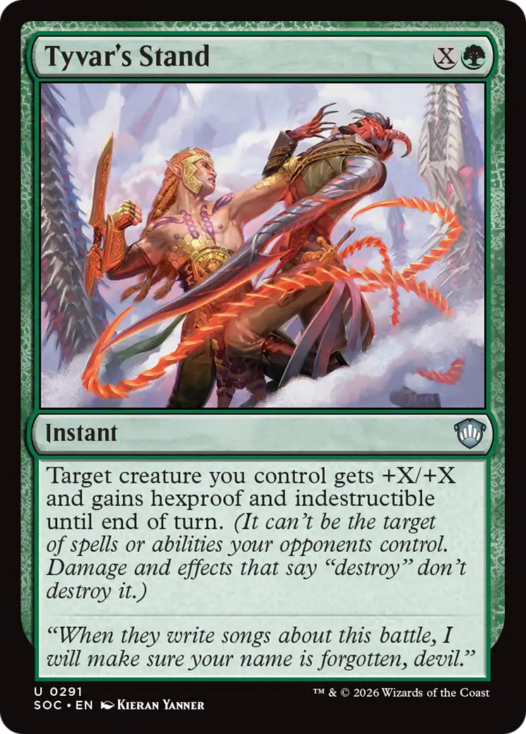 Resistência de Tyvar / Tyvar's Stand - Magic: The Gathering - MoxLand
