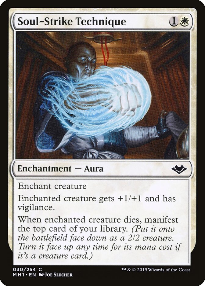 Técnica do Golpe d'Alma / Soul-Strike Technique - Magic: The Gathering - MoxLand