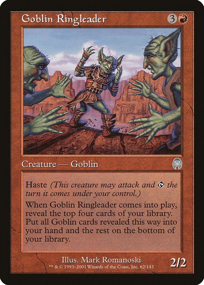Líder Revolucionário Goblin / Goblin Ringleader - Magic: The Gathering - MoxLand