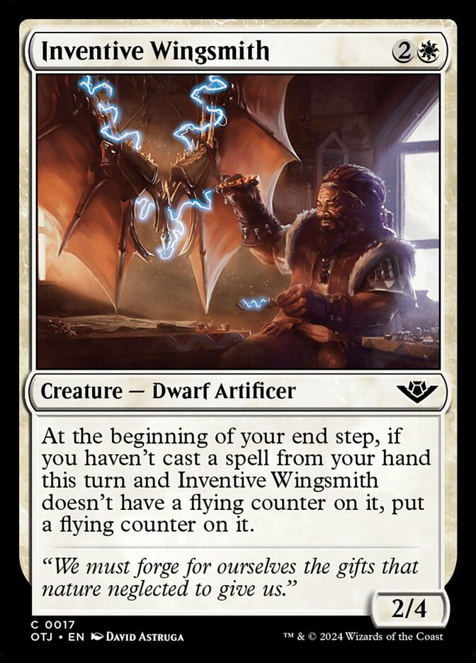 Aseiro Inventivo / Inventive Wingsmith - Magic: The Gathering - MoxLand