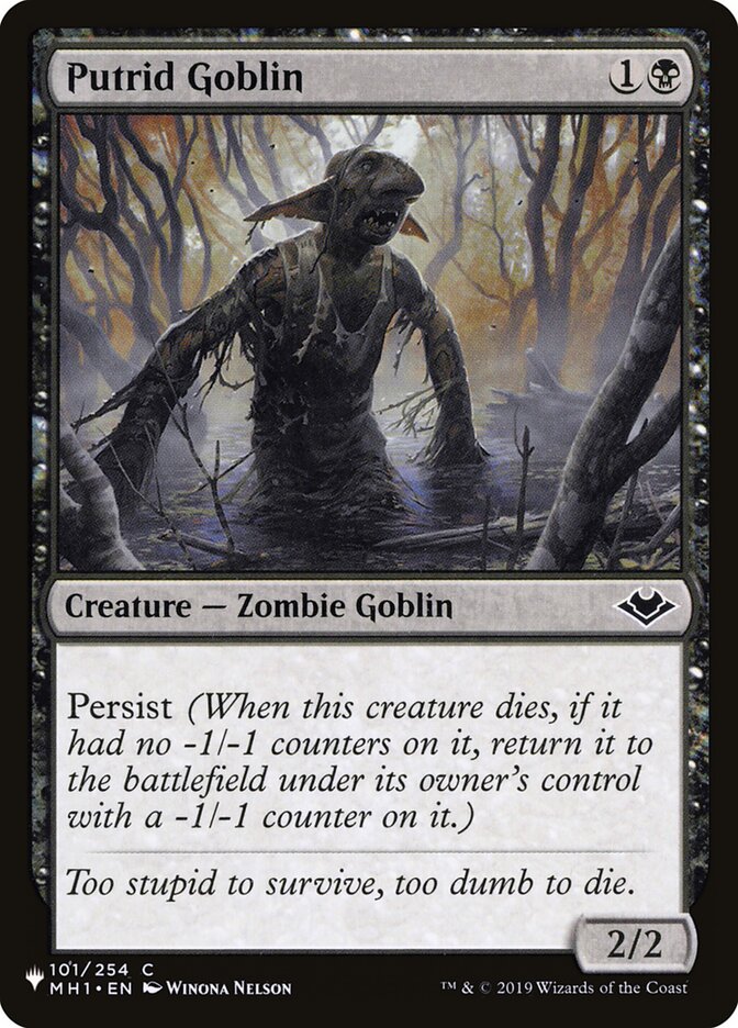 Goblin Pútrido / Putrid Goblin - Magic: The Gathering - MoxLand
