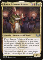 Rocco, Chef dos Cabaretti / Rocco, Cabaretti Caterer - Magic: The Gathering - MoxLand