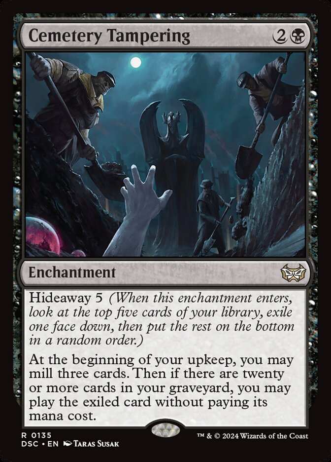 Manipulação no Cemitério / Cemetery Tampering - Magic: The Gathering - MoxLand