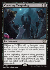 Manipulação no Cemitério / Cemetery Tampering - Magic: The Gathering - MoxLand