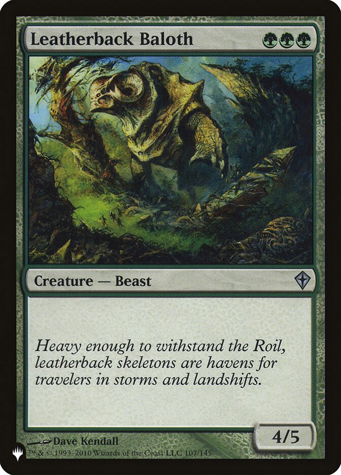 Baloth Dorso-de-Couro / Leatherback Baloth - Magic: The Gathering - MoxLand