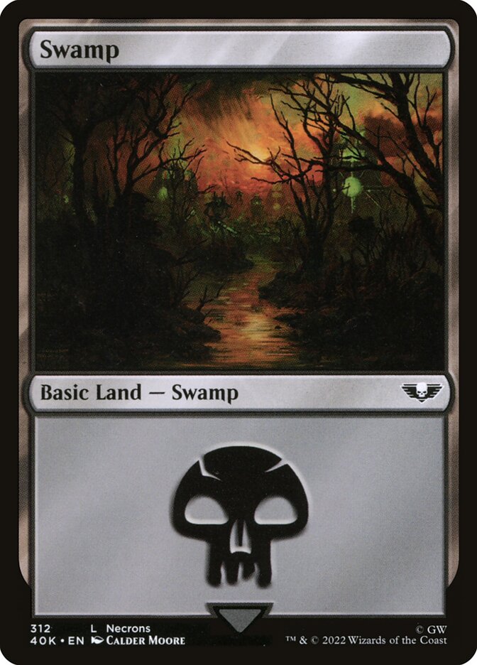 Pântano / Swamp - Magic: The Gathering - MoxLand