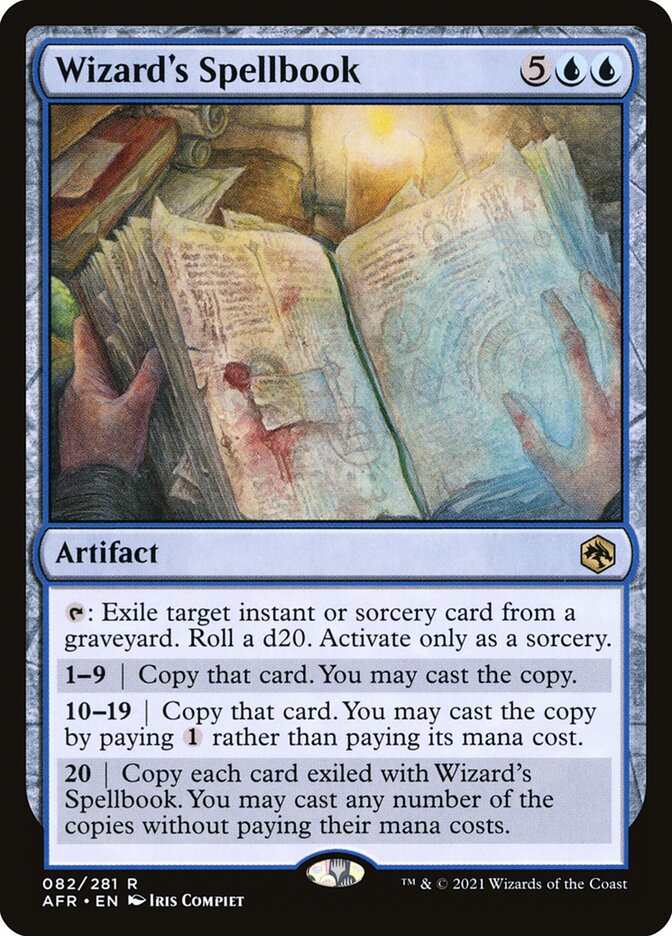 Livro de Magias do Mago / Wizard's Spellbook - Magic: The Gathering - MoxLand