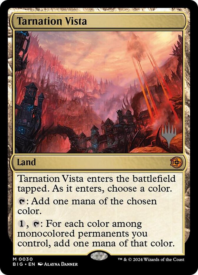 Vista de Danação / Tarnation Vista - Magic: The Gathering - MoxLand