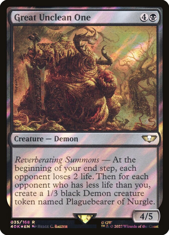 Grande Imundo / Great Unclean One - Magic: The Gathering - MoxLand