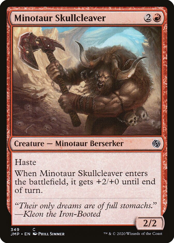 Minotauro Rompe-crânios / Minotaur Skullcleaver - Magic: The Gathering - MoxLand