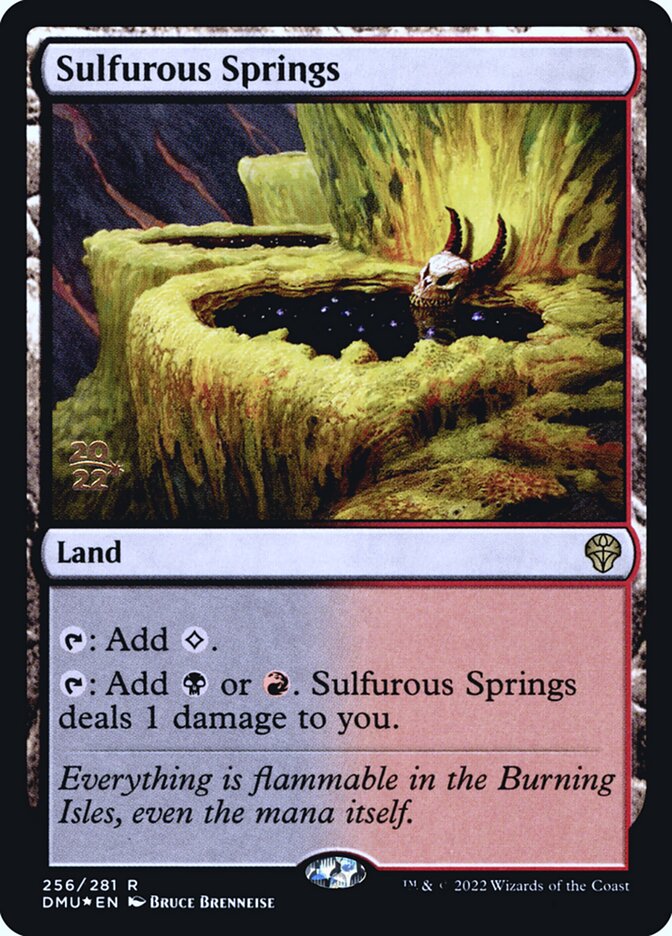 Fontes Sulfurosas / Sulfurous Springs - Magic: The Gathering - MoxLand