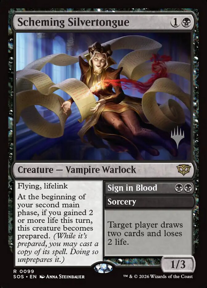 Scheming Silvertongue - Magic: The Gathering - MoxLand