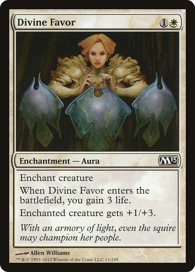 Proteção Divina / Divine Favor - Magic: The Gathering - MoxLand