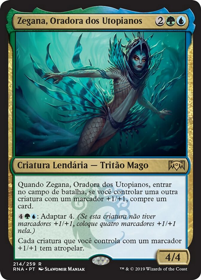 Zegana, Oradora dos Utopianos / Zegana, Utopian Speaker - Magic: The Gathering - MoxLand