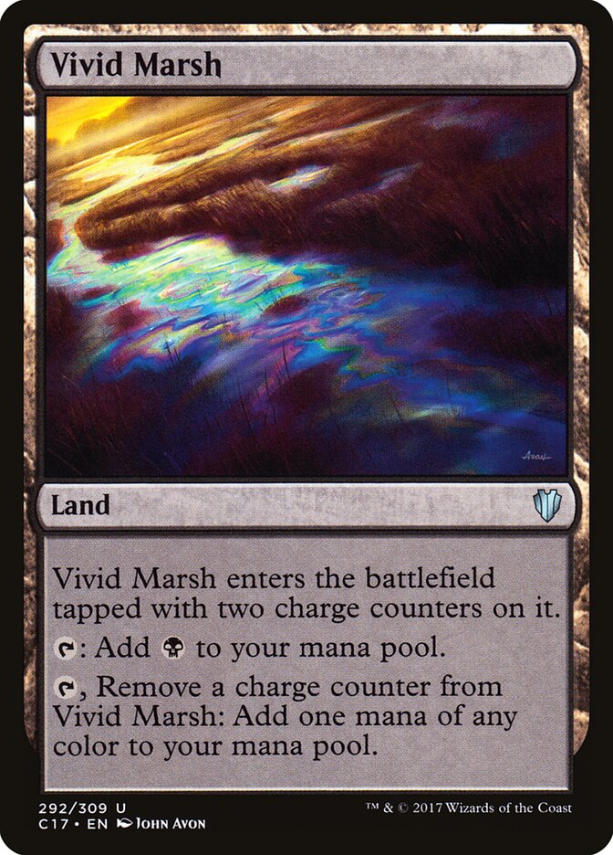 Pântano Vívido / Vivid Marsh - Magic: The Gathering - MoxLand