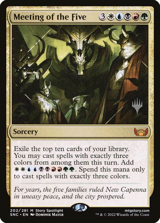 Reunião dos Cinco / Meeting of the Five - Magic: The Gathering - MoxLand