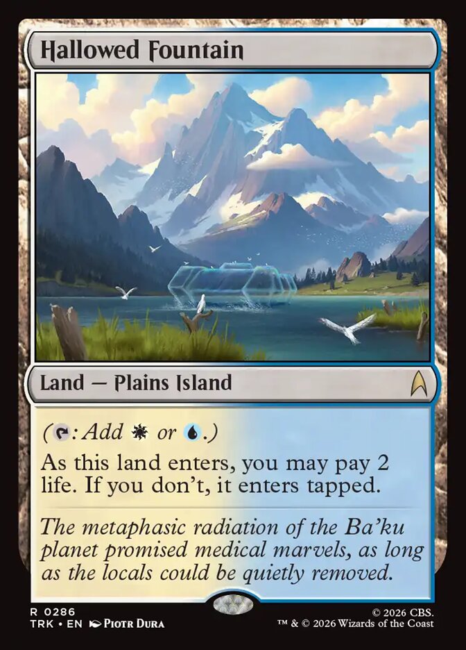 Fonte Santificada / Hallowed Fountain - Magic: The Gathering - MoxLand