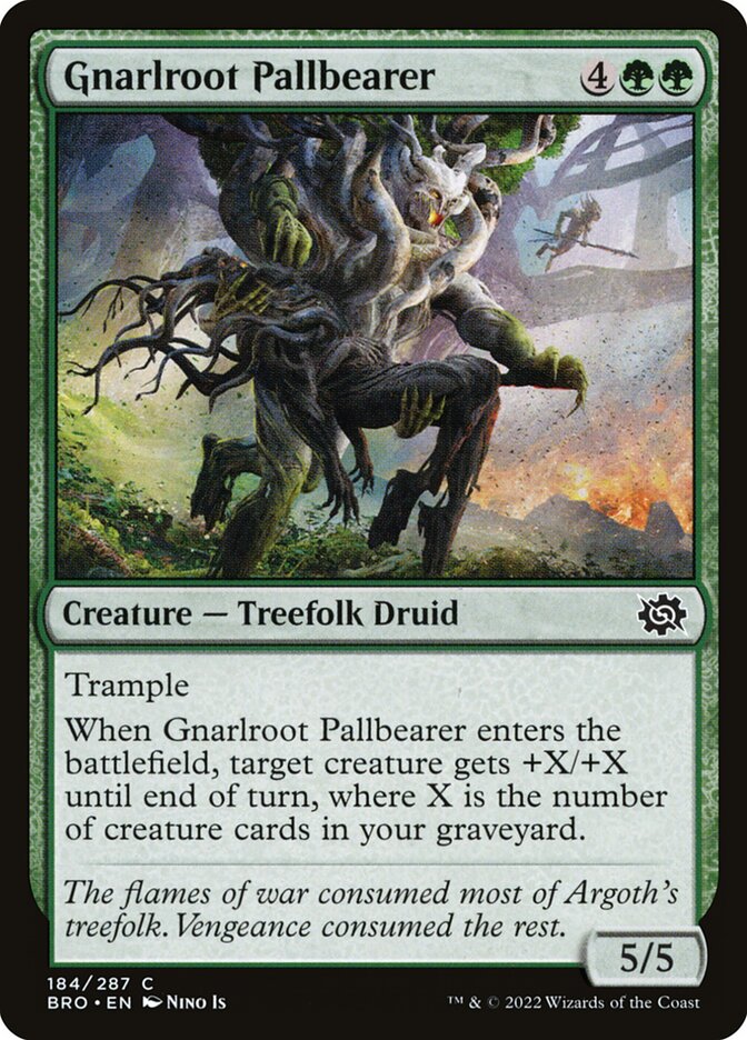 Radinodo Porta-mortalha / Gnarlroot Pallbearer - Magic: The Gathering - MoxLand