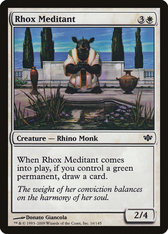 Meditador Rhox / Rhox Meditant - Magic: The Gathering - MoxLand
