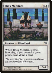 Meditador Rhox / Rhox Meditant - Magic: The Gathering - MoxLand