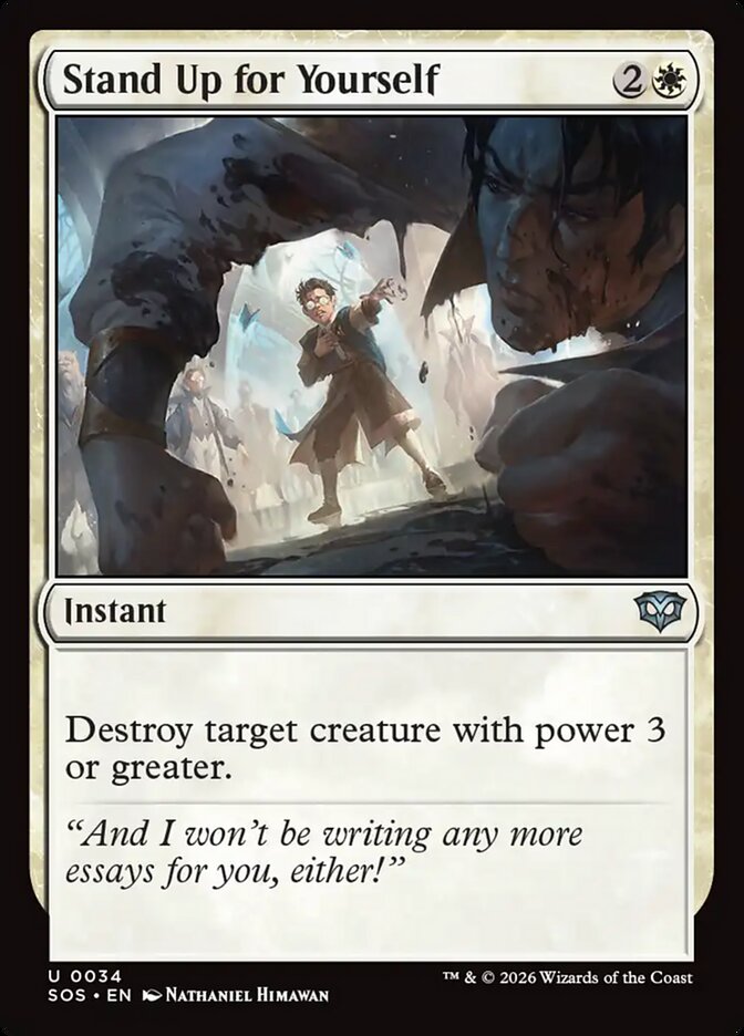 Stand Up for Yourself - Magic: The Gathering - MoxLand