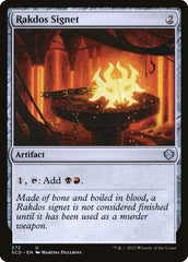 Sinete Rakdos / Rakdos Signet - Magic: The Gathering - MoxLand