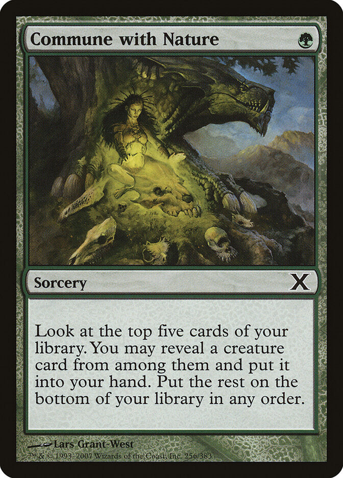 Comungar com a Natureza / Commune with Nature - Magic: The Gathering - MoxLand