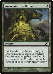 Comungar com a Natureza / Commune with Nature - Magic: The Gathering - MoxLand