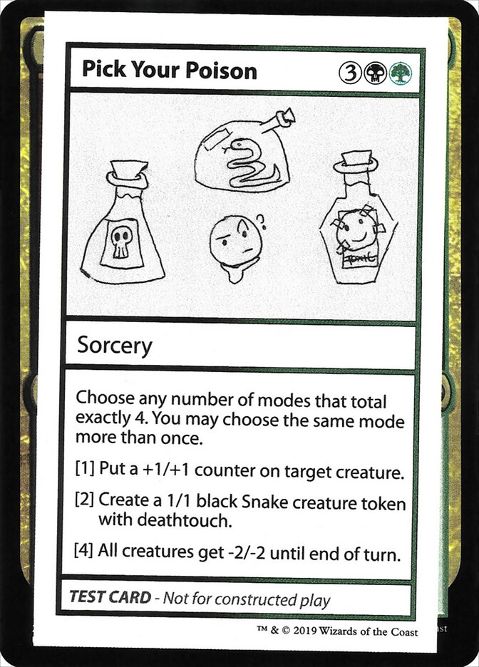 Escolha Seu Veneno / Pick Your Poison - Magic: The Gathering - MoxLand