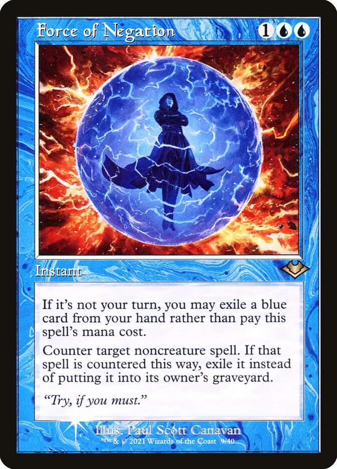 Força da Negação / Force of Negation - Magic: The Gathering - MoxLand