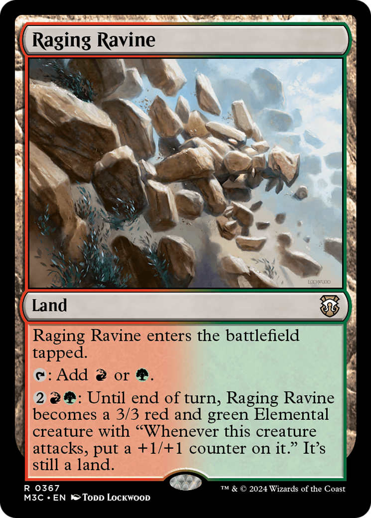 Ravina Enfurecida / Raging Ravine - Magic: The Gathering - MoxLand