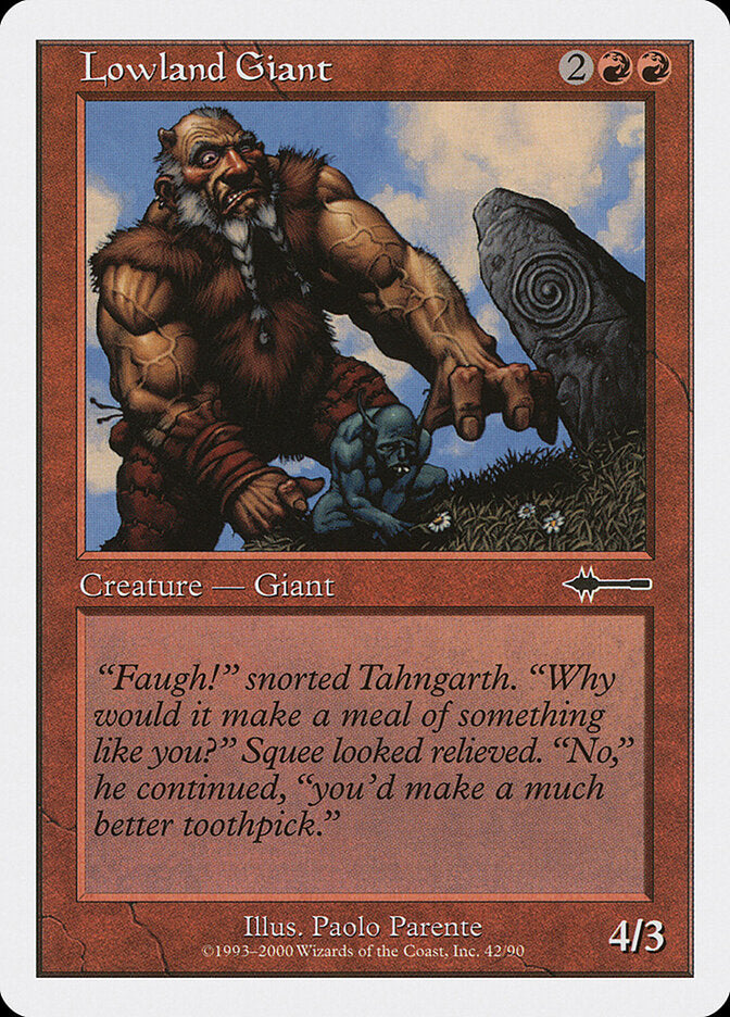 Gigante das Terras Baixas / Lowland Giant - Magic: The Gathering - MoxLand