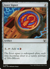 Sinete Izzet / Izzet Signet - Magic: The Gathering - MoxLand