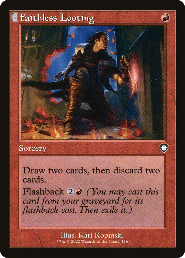 Pilhagem Infiel / Faithless Looting - Magic: The Gathering - MoxLand