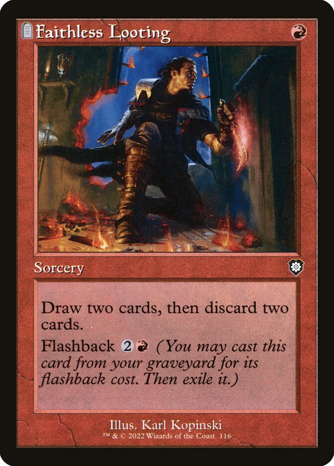 Pilhagem Infiel / Faithless Looting - Magic: The Gathering - MoxLand