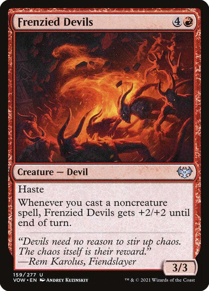 Diabos Frenéticos / Frenzied Devils - Magic: The Gathering - MoxLand