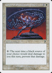 Círculo de Proteção: Preto / Circle of Protection: Black - Magic: The Gathering - MoxLand