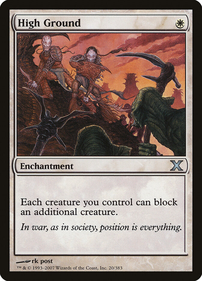 Terreno Elevado / High Ground - Magic: The Gathering - MoxLand