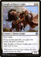 Cavaleira da Luz do Alvorecer / Knight of Dawn's Light - Magic: The Gathering - MoxLand