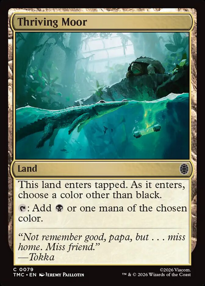 Charco Vicejante / Thriving Moor - Magic: The Gathering - MoxLand