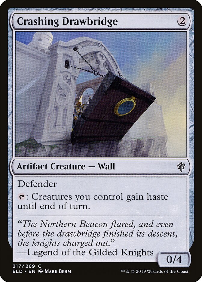 Ponte Levadiça Esmagadora / Crashing Drawbridge - Magic: The Gathering - MoxLand