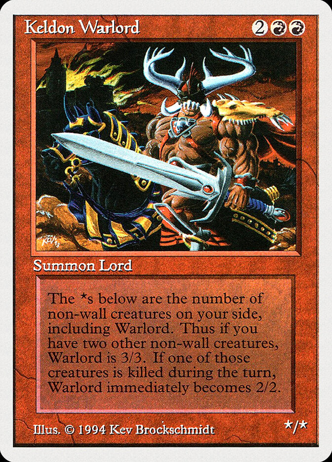 Senhor da Guerra de Keldon / Keldon Warlord - Magic: The Gathering - MoxLand