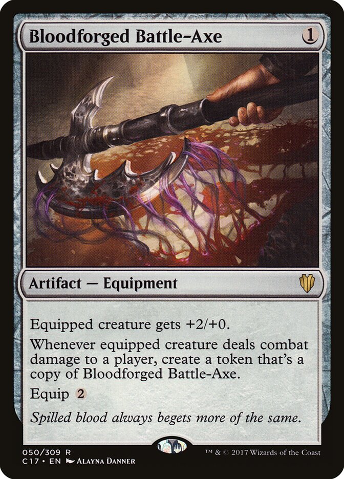 Machado Forjado em Sangue / Bloodforged Battle-Axe - Magic: The Gathering - MoxLand