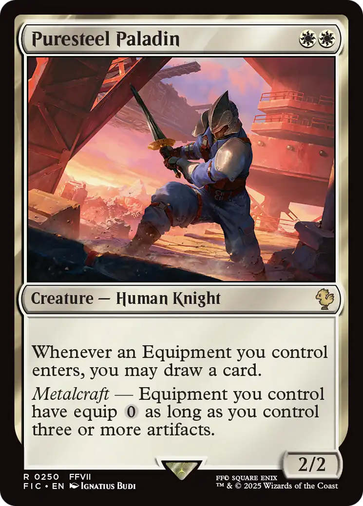 Paladino de Aço Puro / Puresteel Paladin - Magic: The Gathering - MoxLand