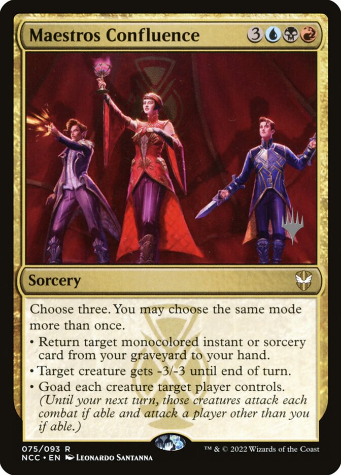 Confluência dos Maestros / Maestros Confluence - Magic: The Gathering - MoxLand