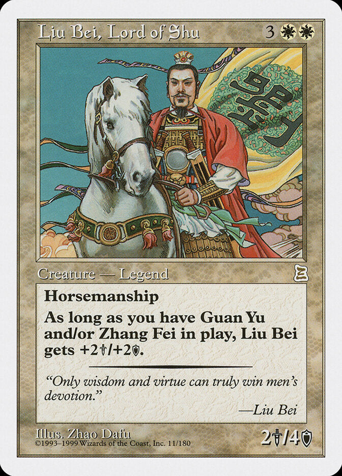 Liu Bei, Lord of Shu - Magic: The Gathering - MoxLand