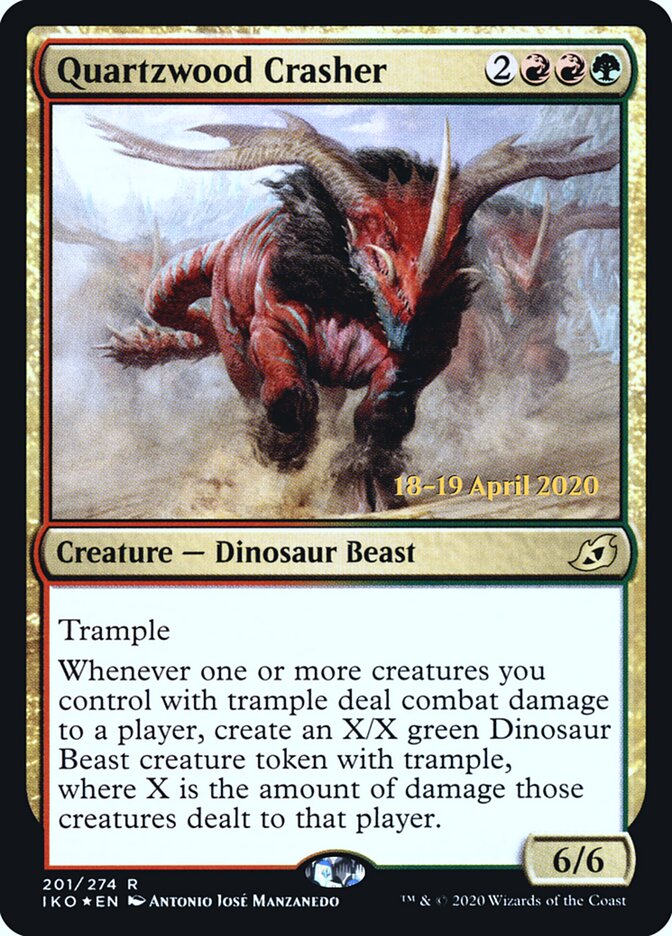 Abalroador da Mata de Quartzo / Quartzwood Crasher - Magic: The Gathering - MoxLand