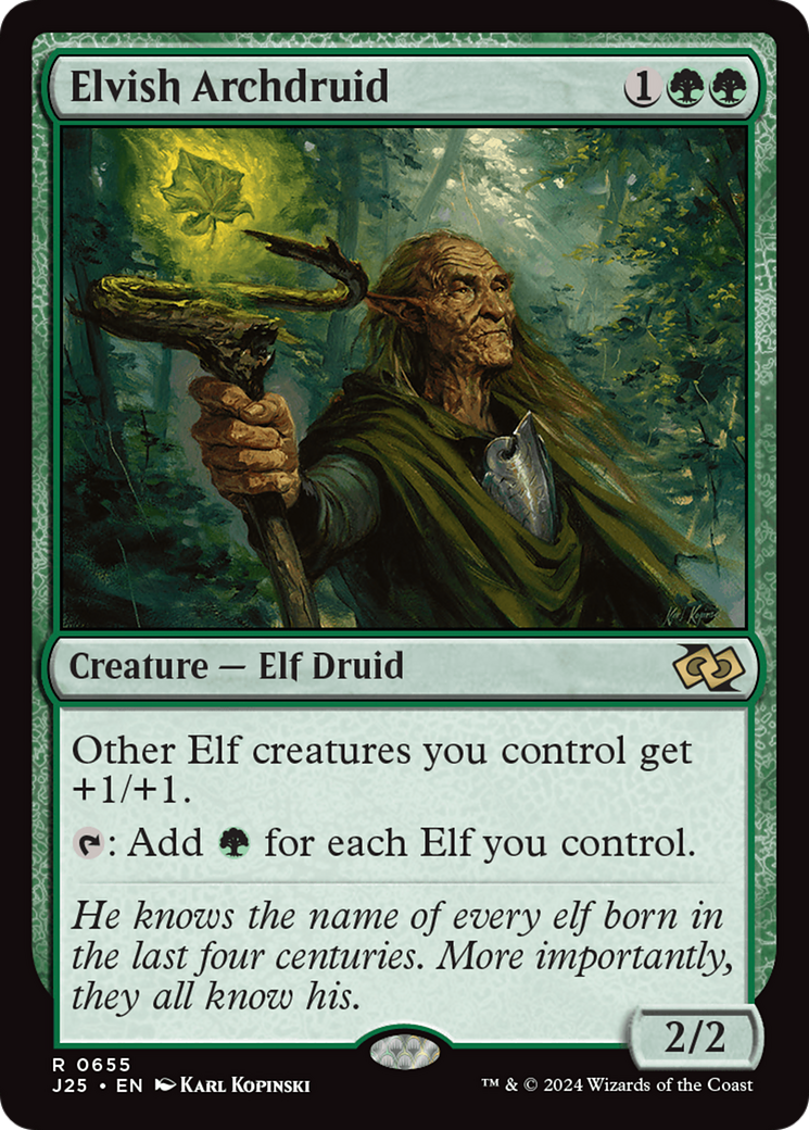 Arqueodruida Elfo / Elvish Archdruid - Magic: The Gathering - MoxLand