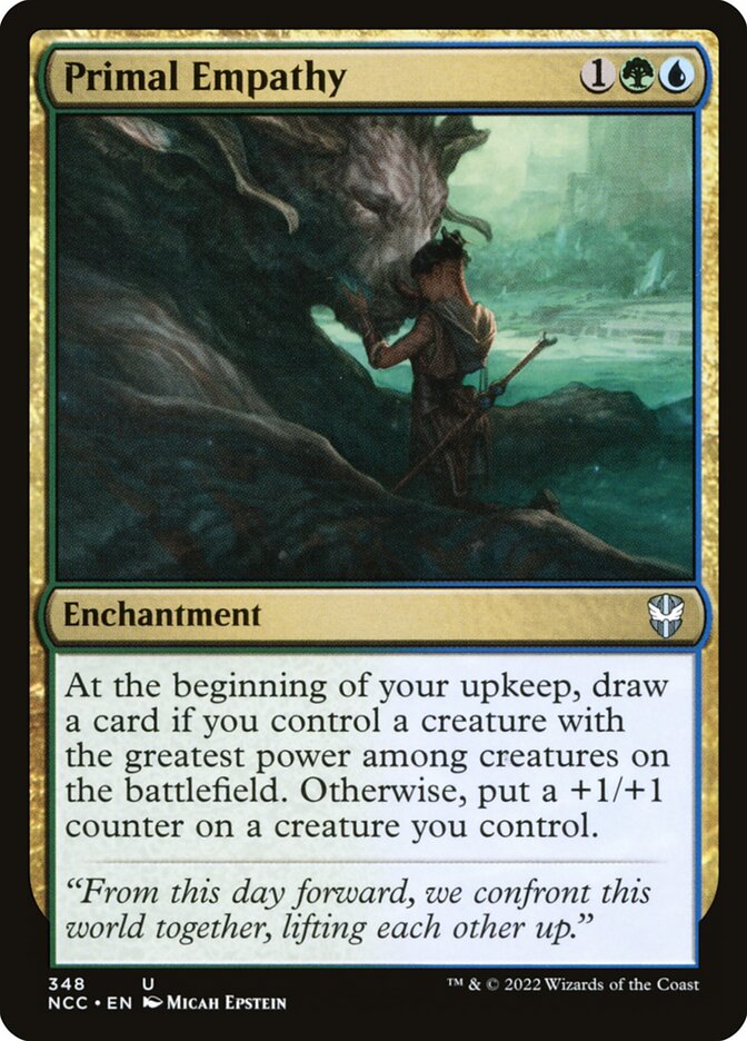 Empatia Primal / Primal Empathy - Magic: The Gathering - MoxLand
