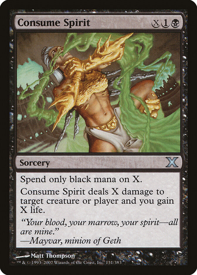 Consumir o Espírito / Consume Spirit - Magic: The Gathering - MoxLand